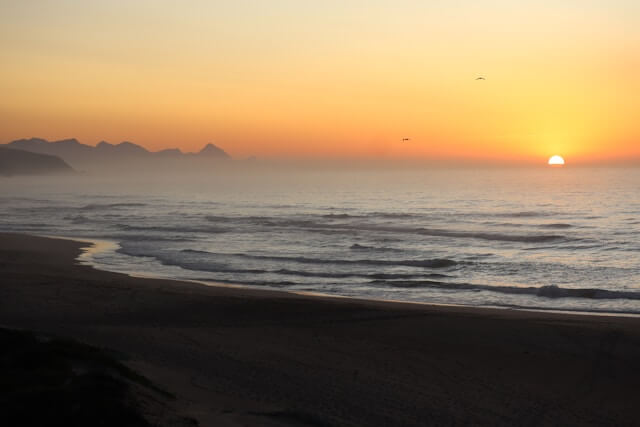 Sunrise over Robberg Beach